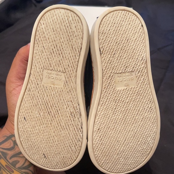Kids Blue Gucci Sneakers Size 23 - Picture 4 of 4